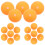 200Pièces De Pingpong Orange Avec Trous Bouchons En Silicone 3