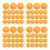200Pièces De Pingpong Orange Avec Trous Bouchons En Silicone 4