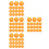 200Pièces De Pingpong Orange Avec Trous Bouchons En Silicone 6
