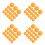 200Pièces De Pingpong Orange Avec Trous Bouchons En Silicone 9