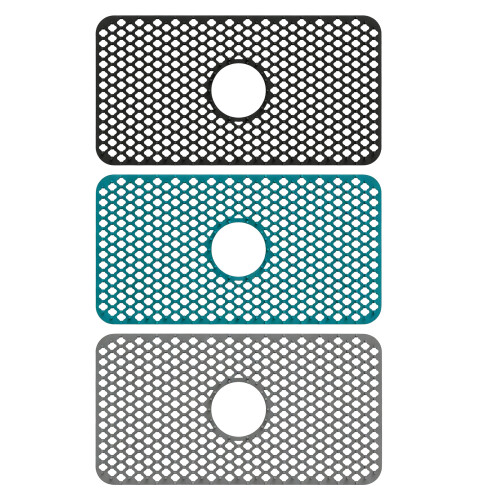 Dishes Drying Mats Drain Sink Protectors for Kitchen-Grey.. 2
