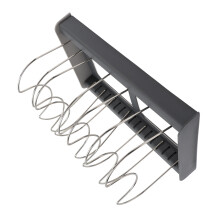 Ausziehbares Topf- und Pfannen-Organizer-Regal, 7 Trenner