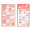 Decorative Scrapbooking Sticker Decorations-C ute Ora nge Soft 5