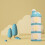 Multilayer Baby Formula Dispenser Blue, Stackable, Non Spill, 7.5x23cm 5
