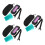 3Sets Black Automatic Darkening Welding Glasses Plastic Safety Goggles 10