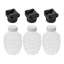 15Ensembles Petites Bouteilles Plastique Couvercle Durable