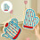 Cartoon Kettle Shape Kitchen Plush Hand Towel Quick Dry-Gloves 3
