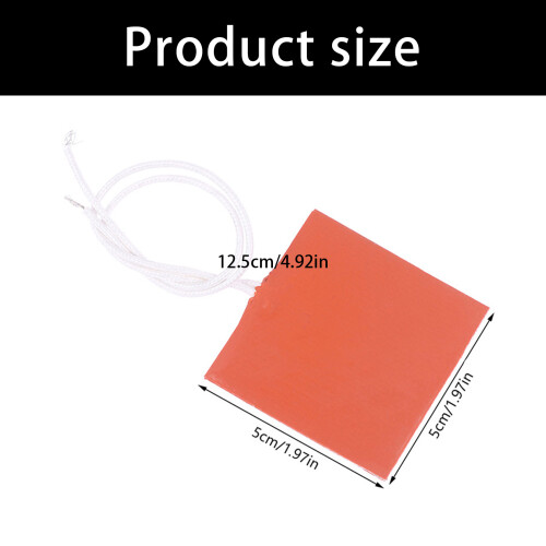 Advanced Adjustable Temperature Silicone Heating Pad 12V Heating 2