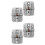 Adjustable 180 Degree Hinge, Locking Hinge Folding Hinge, Adjustable Door Hinge, Leaf Table Hinge, 12PCS 2