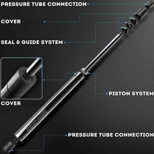 Pair Hood Lift Supports Sonata 2015-2017 1