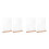 4Ensembles Porte-Menus Transparent Double Face Base En Bois 8