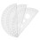 15Pièces Règle Angulaire Plastique Transparent Polyvalente 3