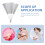 Glitter Pliable Ventilateurs 13" Cadre Bambou Pour Danses 9