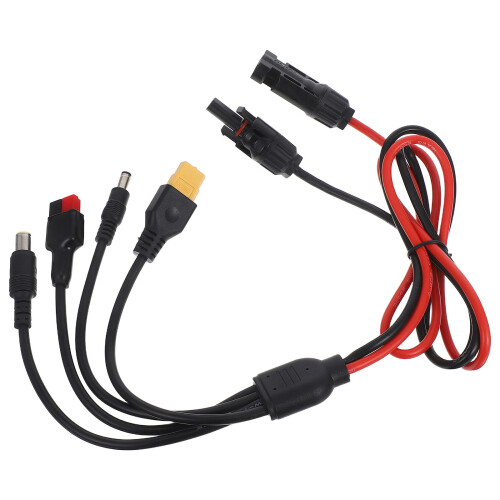 5Pièces Connecteurs À Dc Polyvalents Noir Pour Solaire Rv 2