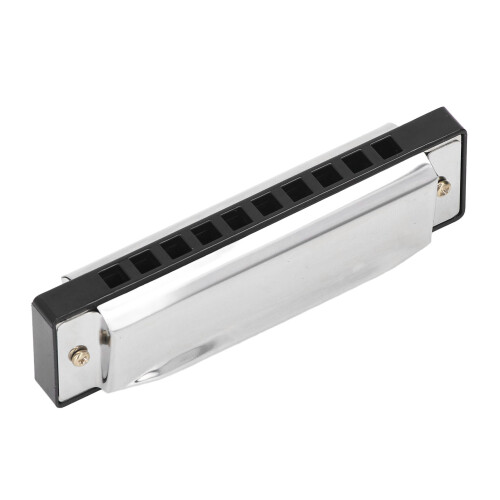 Harmonica diatonique 10 trous en clé de Do argent cadeau 2