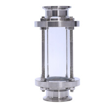 2x In- Sight Glass with Clamp End,Flow Sanitary Straight Sight Glass SUS316(Flow Pipe OD 38MM/ 51MM)