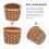 24Pcs Tiny Resin Mini Baskets for Dollhouse and Craft Storage 7