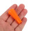 12Pièces Embouts Flèches Fléchettes Orange Tir Nature 4