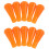 12Pièces Embouts Flèches Fléchettes Orange Tir Nature 10