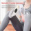 Thigh Exerciser with Timer, ABS+Spring, 260mm, Gray 6