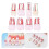 8Pcs Resin Root Canal Model Assorted Color for Student Practice 7