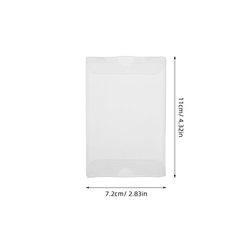 6Pcs Transparent Cassette Tape Storage Holders PVC Display Boxes 1