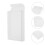 6Pcs Transparent Cassette Tape Storage Holders PVC Display Boxes 9