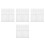 120Pièces Filtration Aquarium Fine Polyester Zippés Blancs 6