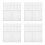120Pièces Filtration Aquarium Fine Polyester Zippés Blancs 7