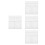 120Pièces Filtration Aquarium Fine Polyester Zippés Blancs 8
