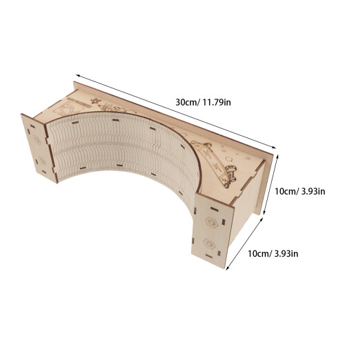 Rampe Park Fingerboard Bois Khaki, Jeu Stable Polyvalent 2