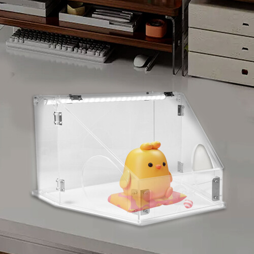 Sealed Plastic Dust Box with LED Precise Model Making Sanding 1