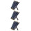 30Pcs Metal Internal Flex Frames Handbag Hinges Spring Clips Dark Blue 7