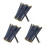 30Pcs Metal Internal Flex Frames Handbag Hinges Spring Clips Dark Blue 10