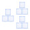 9Pièces Cache Interrupteur Étanche ABS Transparent Usage 4