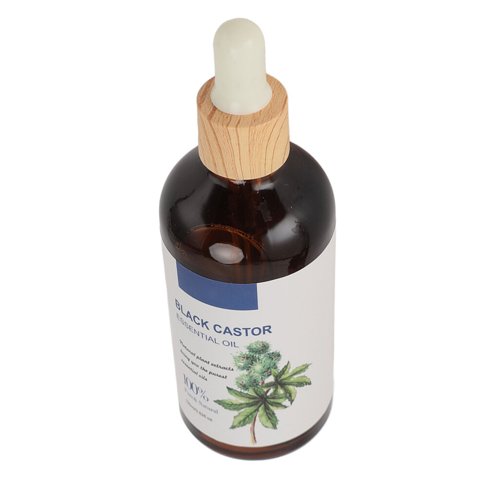 Black Castor Essential Oil 100Ml For Hair Nails Spa Aromatherapy