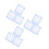 9Pièces Cache Interrupteur Étanche ABS Transparent Usage 10