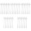 5Sets Transparent Silicone Straws Flexible for Water Bottles 5