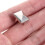 80Pcs Silver Square Pyramid Rivets Durable Four-Jaw Studs for Clothing 4