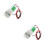 2Pcs Mini Air Pump White Plastic High Efficiency Low Noise Water Pump 3