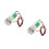 2Pcs Mini Air Pump White Plastic High Efficiency Low Noise Water Pump 6