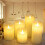 LED-Kerze mit flackerndem Licht (sanftes Schwingen)  M 4