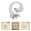 600Pcs White Elastic Hat Chin Strap with Metal Fastener for 11
