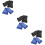6Pairs Compression knee Sponge Stabilizer Strap for Sports Use 11
