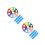 2Sets Multi Parachute Toy for Kids Sensory Group Activity 7