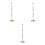 3Sets Outdoor Sweeping Brush with Stiff Bristles and Bamboo Handle 4