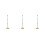 3Sets Outdoor Sweeping Brush with Stiff Bristles and Bamboo Handle 5
