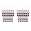 22Pcs Plastic Foosball Figurines Table Soccer Player Set 4
