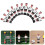 22Pcs Plastic Foosball Figurines Table Soccer Player Set 10