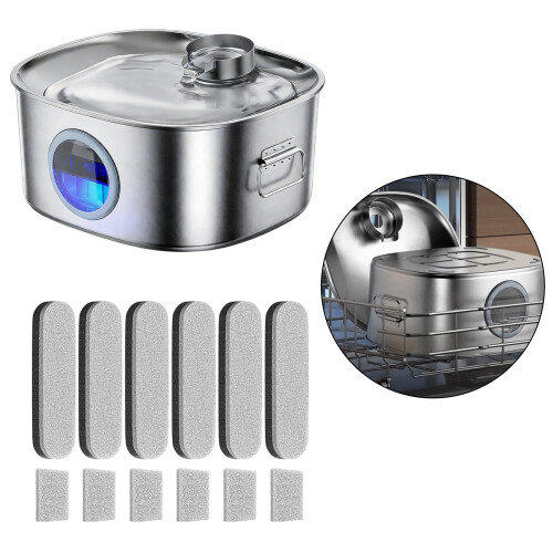 Stainless Steel Pet Water Fountain with Automatic-USB model 2
